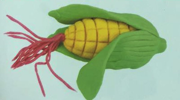 Super light clay corn tutorial pictures handmade corn cobs