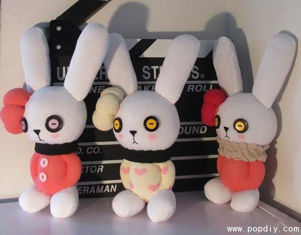 DIY fabric creative handmade cute rabbit