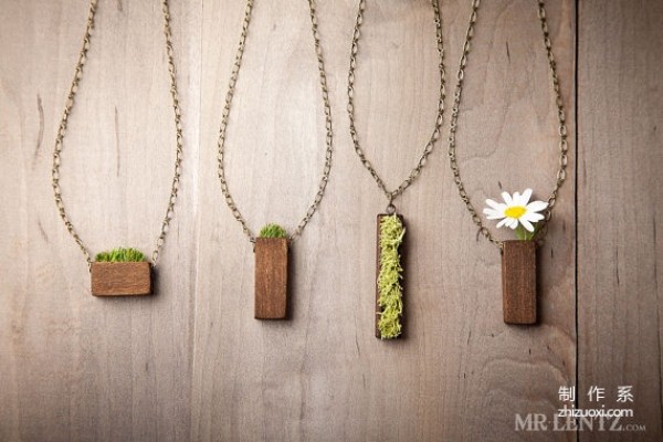 Plant rings and plant necklaces