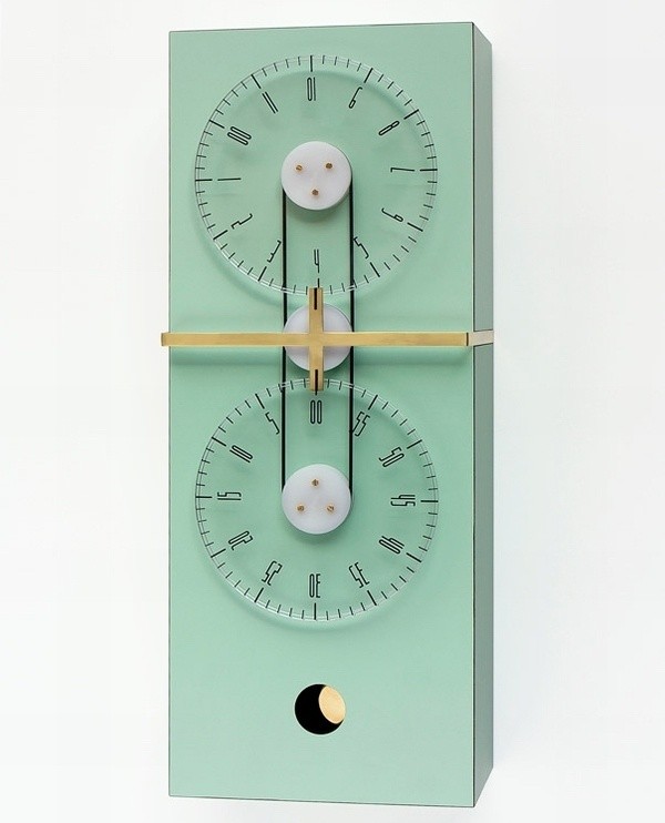 Clock designed by Italian designer Alessandro Zambelli