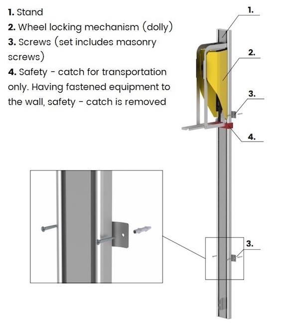 Bicycle vertical device can save 40% space