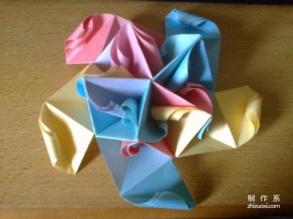 Beautiful paper balls and flower ball origami DIY illustrated tutorials