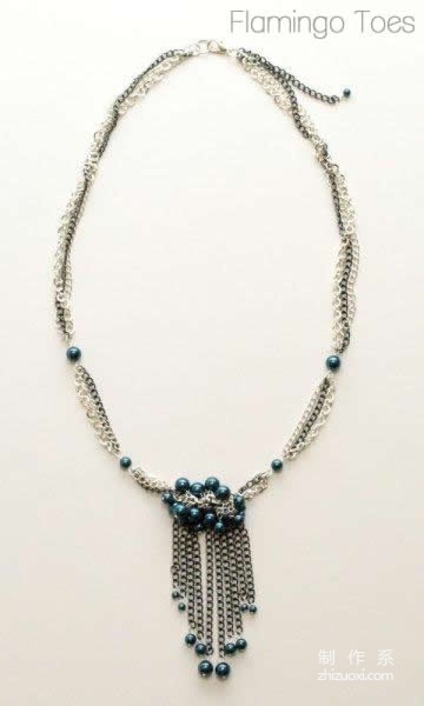 Fashionable and gorgeous beaded necklace handmade creative tutorial