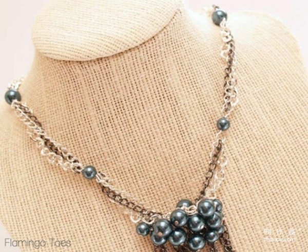 Fashionable and gorgeous beaded necklace handmade creative tutorial