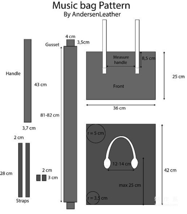 Detailed tutorial on making handmade music bag (Music Bag)