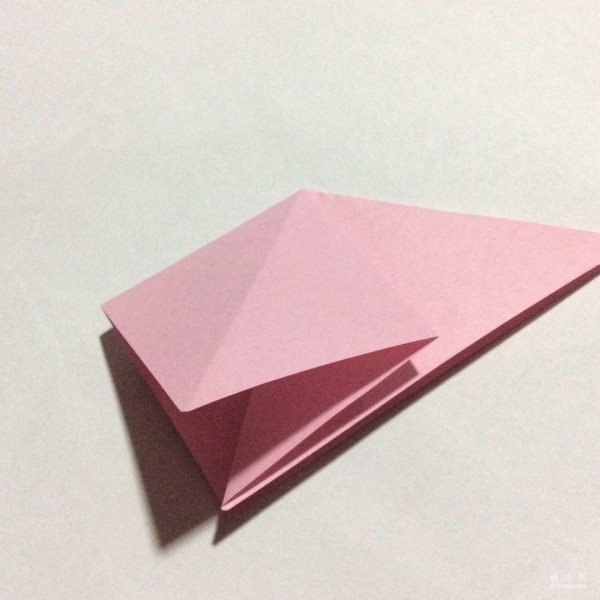 Very simple bow origami method illustrated tutorial