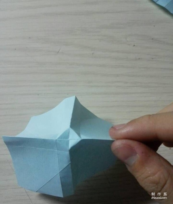 How to fold a wine glass rose, simple origami method of a wine glass rose