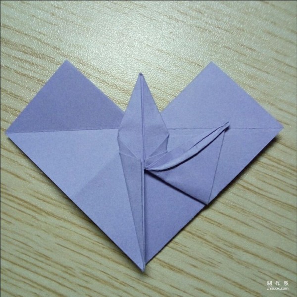 Creative paper cranes and hearts DIY handmade origami method of paper cranes