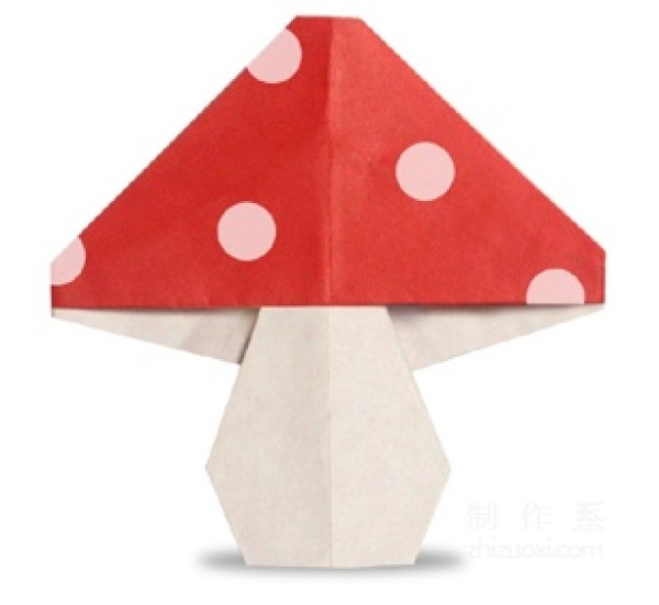 How to Origami the Red Umbrella Mushroom