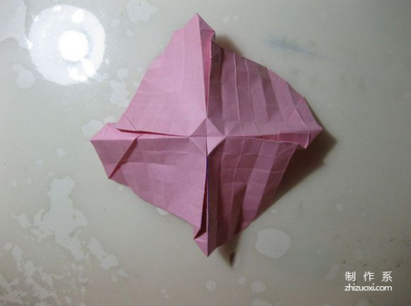 Simple and beautiful handmade origami method of ice cream roses