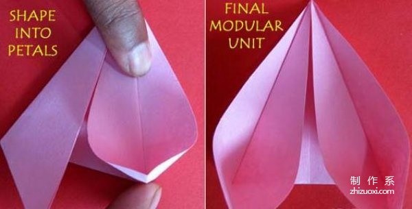 Teach you how to fold a beautiful begonia DIY handmade origami illustrated tutorial