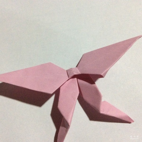 Very simple bow origami method illustrated tutorial