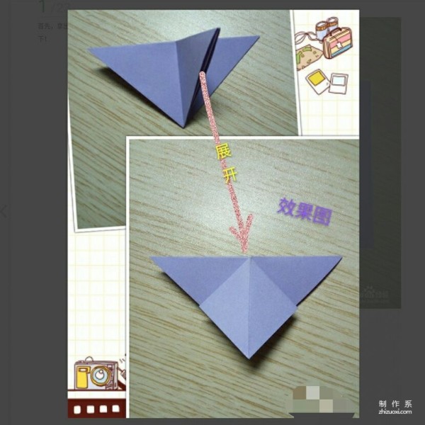 Creative paper cranes and hearts DIY handmade origami method of paper cranes