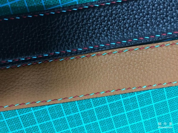 Use double-needle and double-thread sewing to make your bag unique and exciting