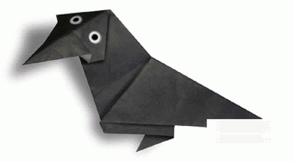 How to make origami crow