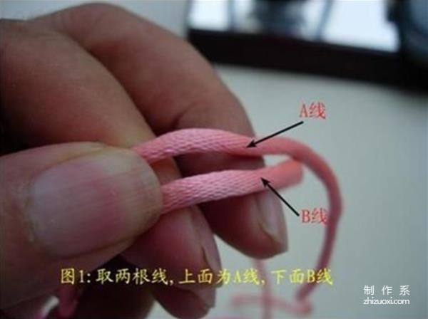 Illustrated tutorial on how to tie the bud knot