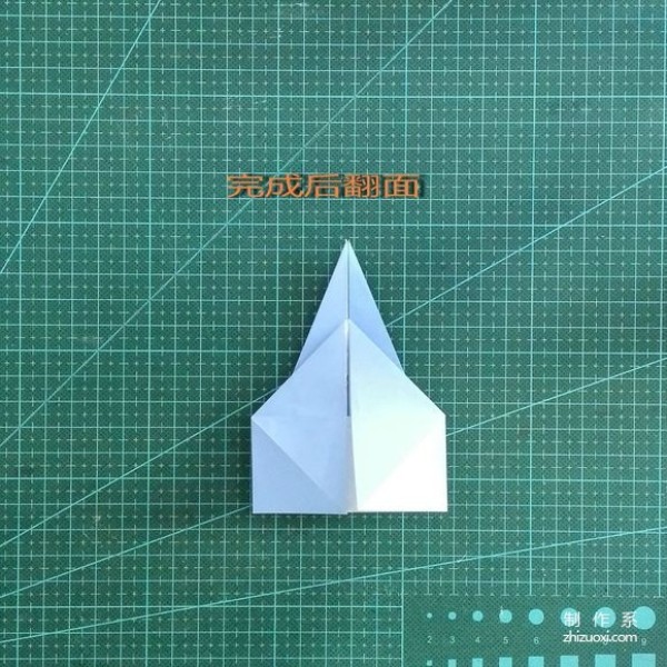 Michelle Fung short-hair girl avatar origami picture step-by-step tutorial