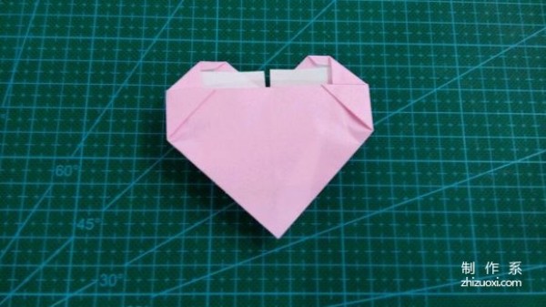 Illustrated tutorial on how to fold a confession love origami letters LOVE