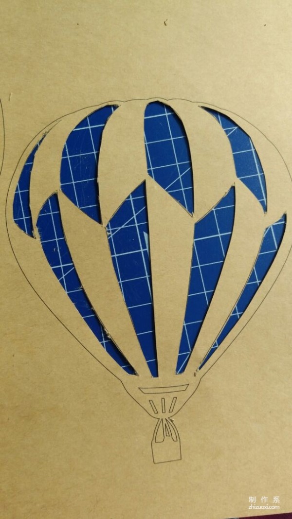 How to carve handmade paper hot air balloon patterns