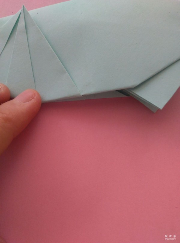 Simple DIY origami method for cute hippopotamus