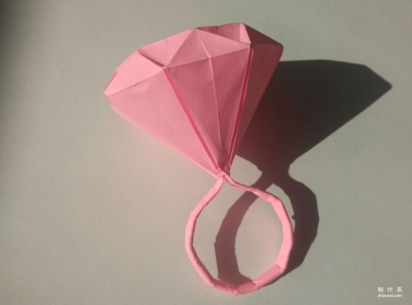 Origami rings, handmade origami methods for super beautiful diamond rings