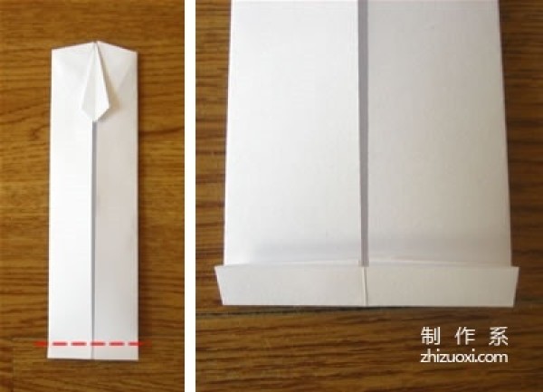 Detailed tutorial on how to make a small shirt using dollar origami