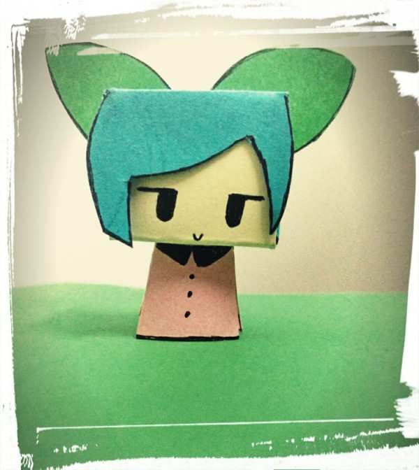 Illustrated tutorial on making cute paper-cut dolls