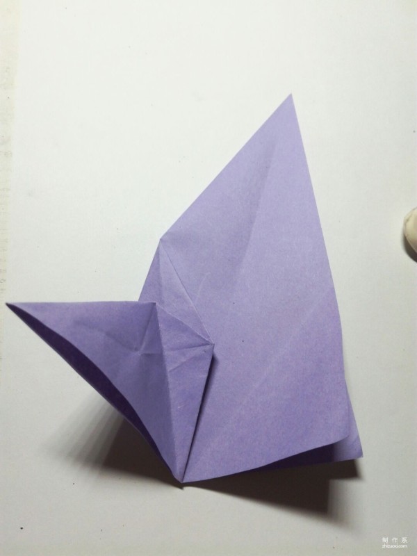 How to fold the three-headed paper crane, teach you how to fold the super weird three-headed paper crane using colored paper