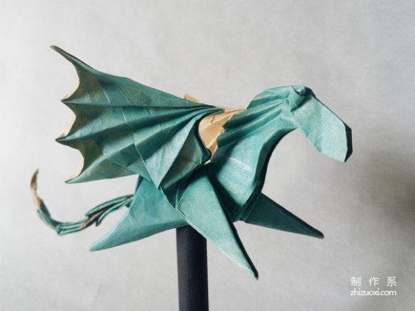 Coloring techniques for origami works, complete paper processing methods and techniques