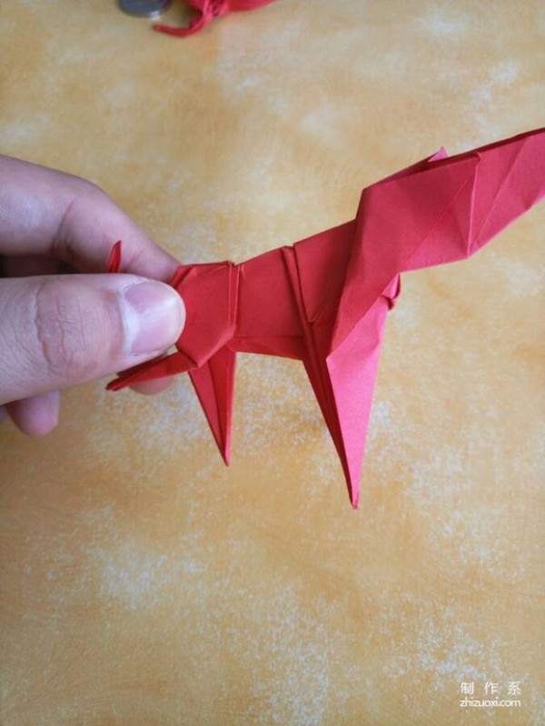 Origami paper dog origami real photo tutorial method picture collection