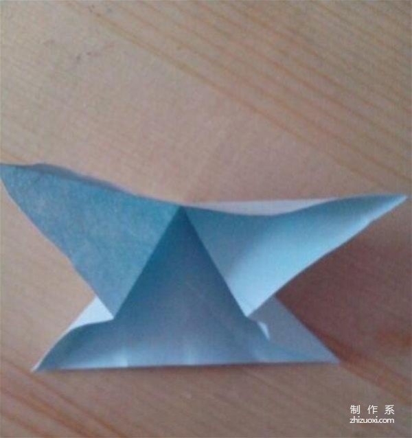 Illustrated tutorial on how to make origami Lei Feng Tower as a child