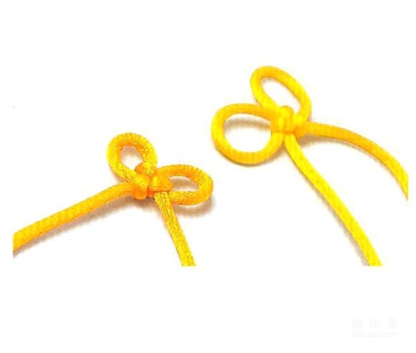 Illustrated tutorial on how to tie a double loop knot