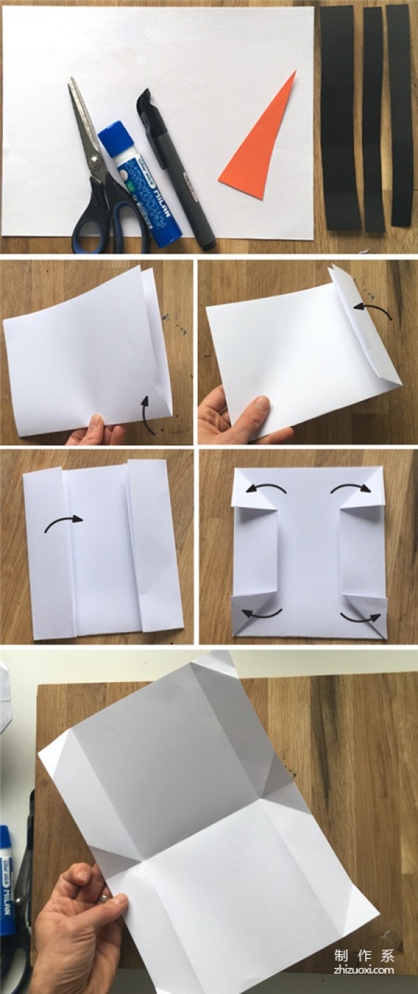 DIY handmade method for making cute and cute snowman paper bags