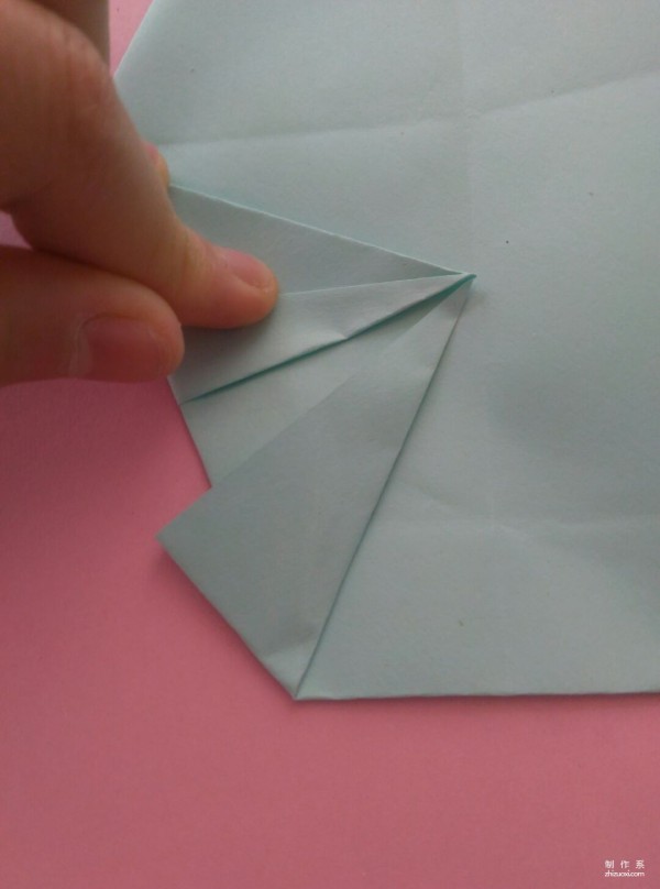 Simple DIY origami method for cute hippopotamus