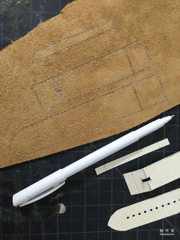 Apple Watch leather strap production process