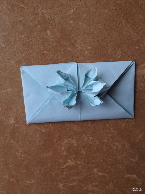 Envelope origami six-petal flower envelope manual origami tutorial