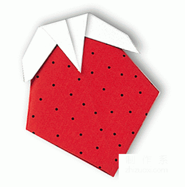 How to make origami strawberries