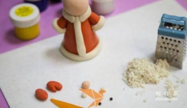 How to make soft clay Santa Claus clay