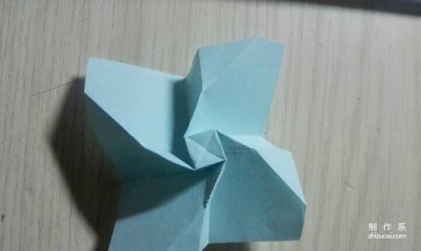 How to fold a wine glass rose, simple origami method of a wine glass rose