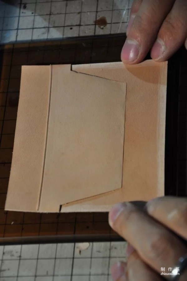 Wallet-edged short wallet craft making tutorial