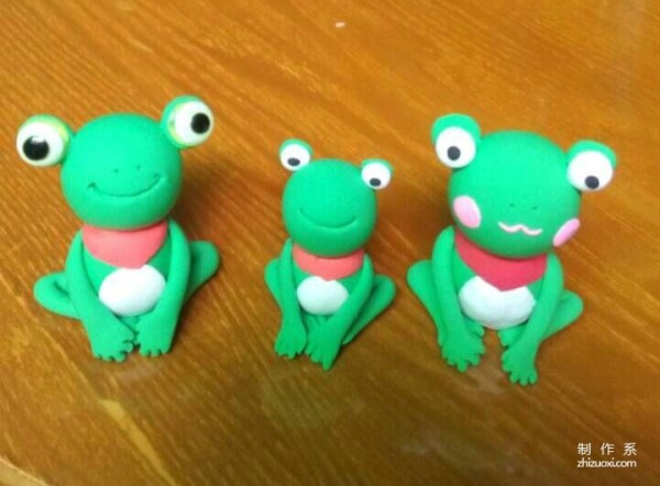 How to make clay frogs by hand