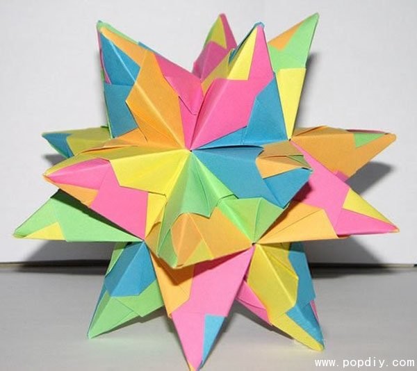 Creative handmade DIY three-dimensional star flower ball