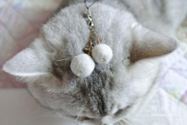 Creative Cat Felt Cat Hair Turns Waste into Treasures Handmade DIY Felt Ball Ornaments