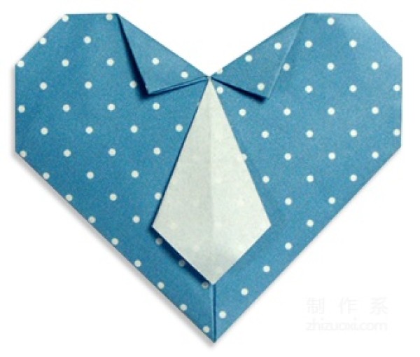 Love Tie Heart Shape Origami Method