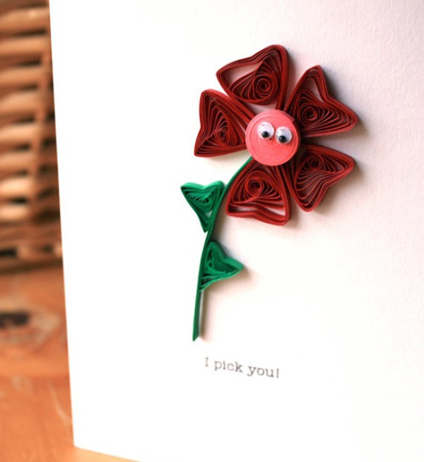 DIY handmade paper crafts to create creative and beautiful quilled paper cards