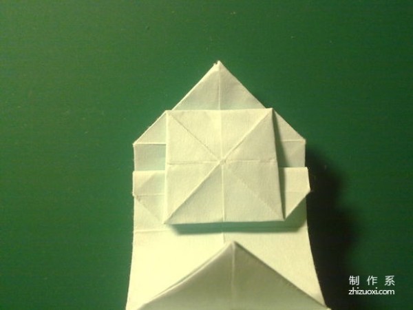 Cartoon three-dimensional cute version of Hatsunes handmade origami tutorial with detailed explanation of origami pictures