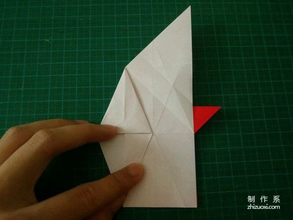 Simple Christmas Crane Origami Illustration Complete Tutorial