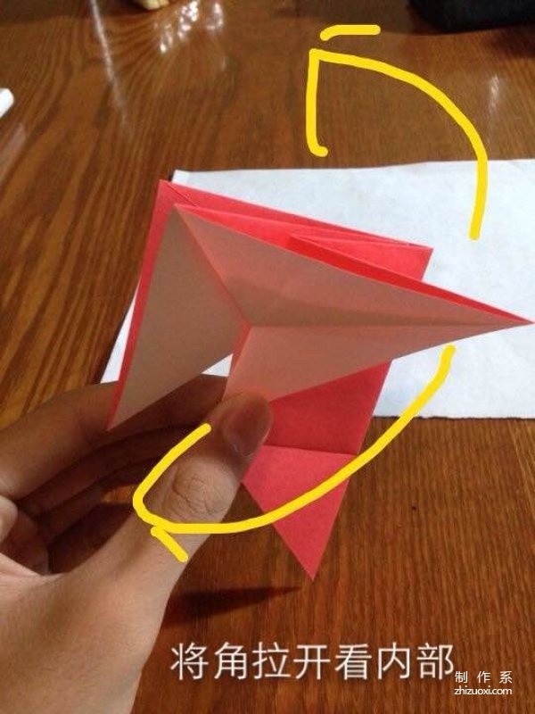 Step-by-step illustrated tutorial on how to make an origami puppy