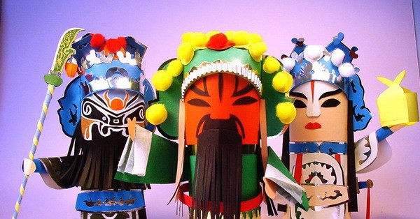 Origami handmade DIY restores the Taoyuan friendship during the Three Kingdoms era