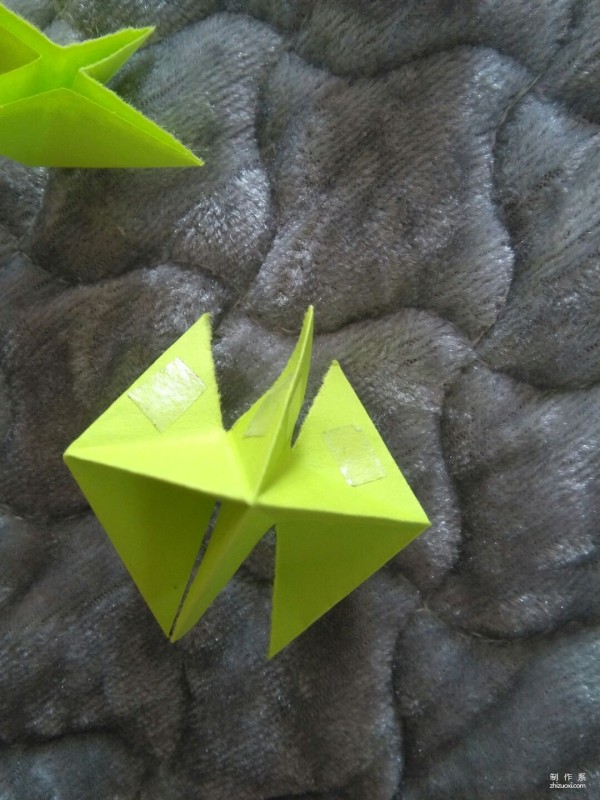 Simple origami of small nails, special origami method of paper stars